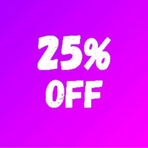 25% off bundles (3+ items) EVERYDAY! Some next/Most same day shipping!